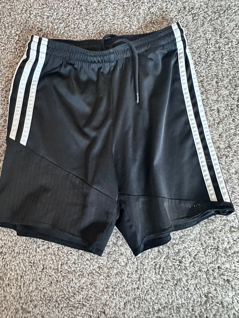 Adidas Boys Youth Small Black Climacool Soccer Shorts